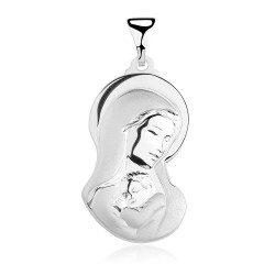 Pandantiv argint cu Maica Domnului si Pruncul DiAmanti M0001R-DIA (Argint 925‰ 1,7 g.)